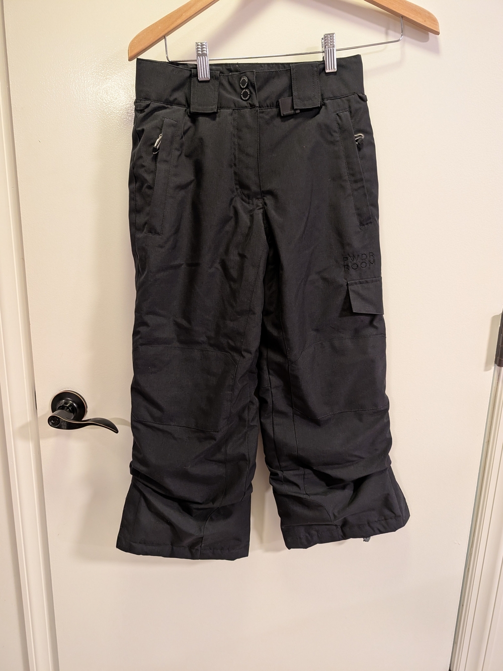 Black PWDR ROOM kids Snow/Ski Pants size Small